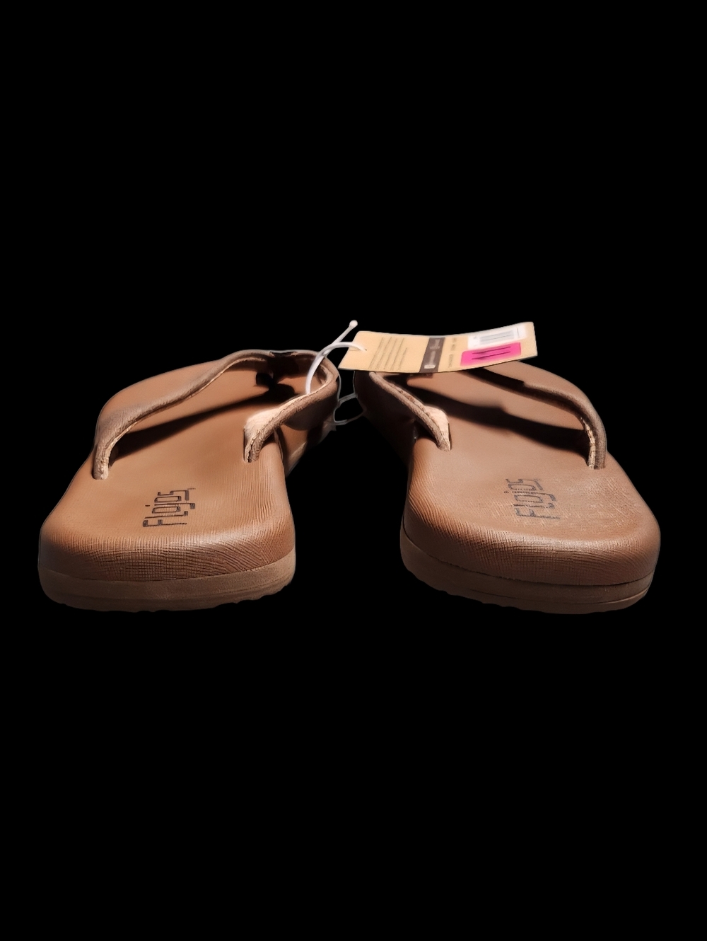 Flojos Women's Claire Flip Flop Sandals in Brown. Various Sizes. NWT - Picture 7 of 10